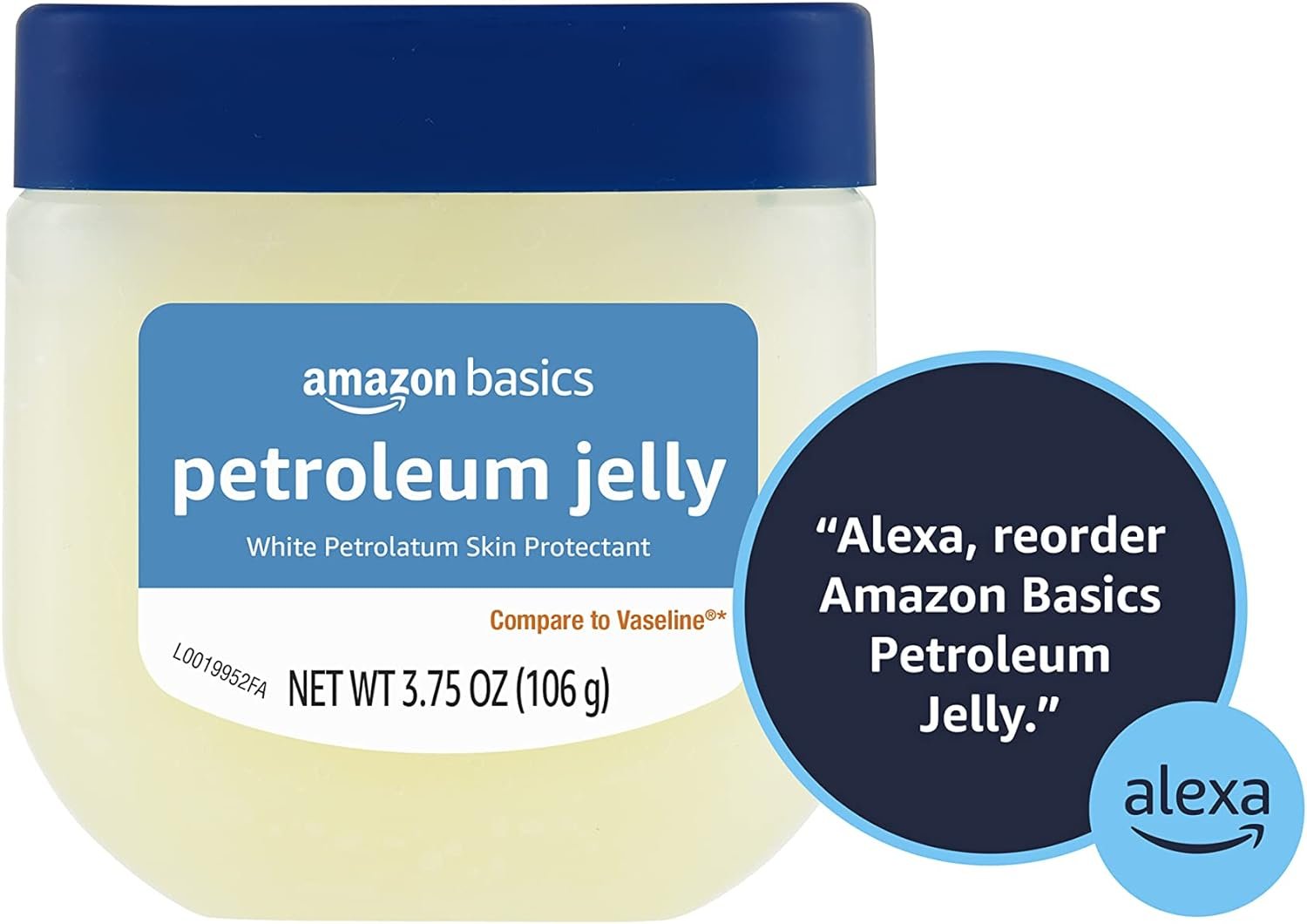 Amazon Basics Petroleum Jelly White Petrolatum Skin Protectant